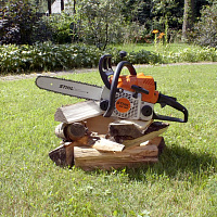 STIHL MS 180 Бензопила STIHL, шина R 40см, цепь 63 PS, упор 11302000474, Бензопилы для бытового использования Штиль